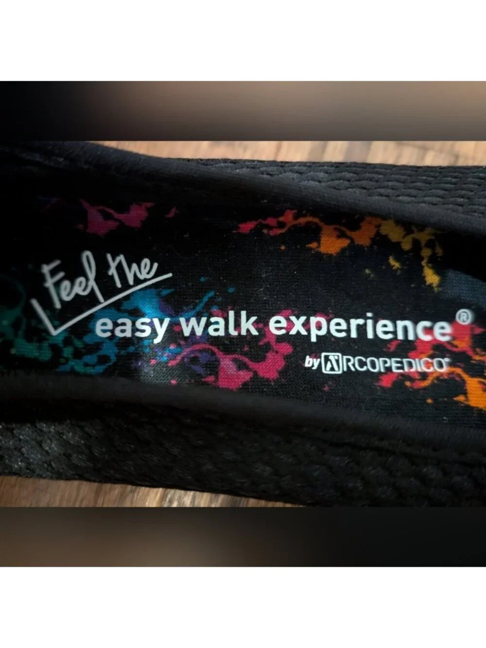New The easy walk Arcopedico Lolita ballet Shoe Black EU Size 39